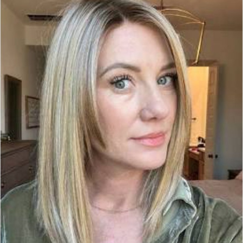 BELLETRESS Calabasas Synthetic Lace Front Wig Mono Part in Crushed Almond Blonde